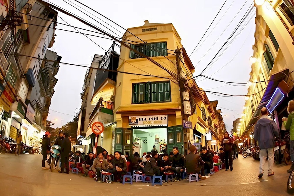 Be cautious when riding in the Old Quarter, as it can be overwhelming due to the dense flow of motorbikes and pedestrians